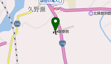 龍泰院の地図画像