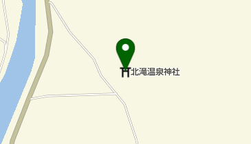 北滝温泉神社の地図画像