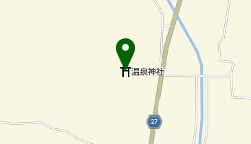 温泉神社の地図画像