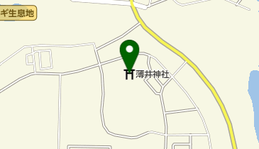 薄井神社の地図画像