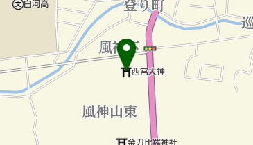 西宮大神の地図画像