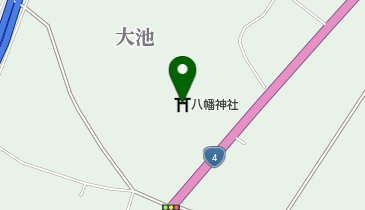 八幡神社の地図画像