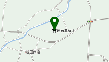 菅布禰神社の地図画像