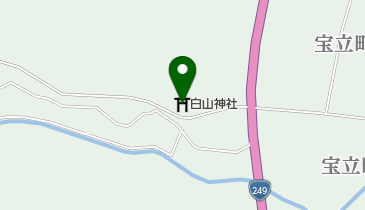 白山神社の地図画像