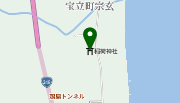 稲荷神社の地図画像