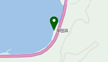中田浜の地図画像