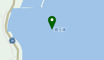 霞ケ浦の地図画像