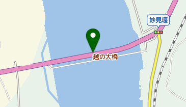 越の大橋の地図画像