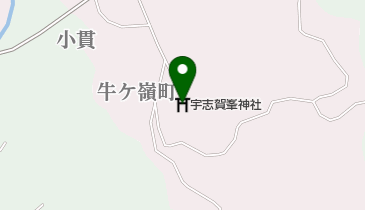 宇志賀峯神社の地図画像