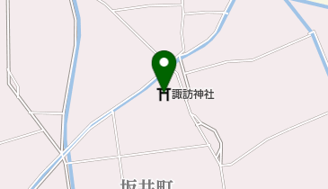 諏訪神社の地図画像