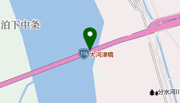 大河津橋の地図画像