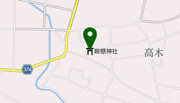 鞍懸神社の地図画像