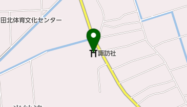 諏訪社の地図画像