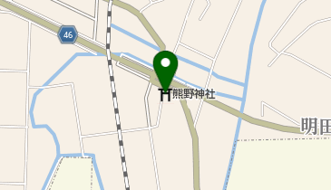 熊野神社の地図画像