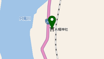 八幡神社の地図画像