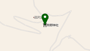 熊野神社の地図画像