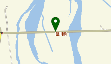 蟹川橋の地図画像