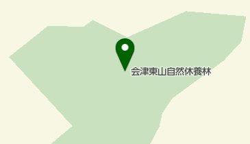 会津東山自然休養林の地図画像