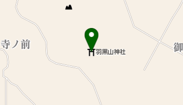 羽黒山神社の地図画像