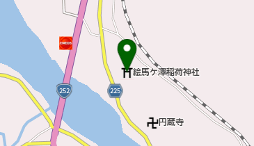 絵馬ケ澤稲荷神社の地図画像