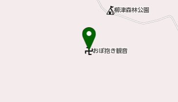 おぼ抱き観音の地図画像