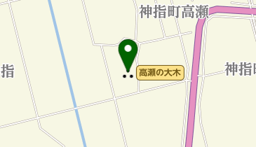 高瀬の大木の地図画像