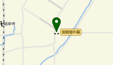 皆鶴姫の墓の地図画像