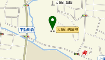 大塚山古墳群の地図画像