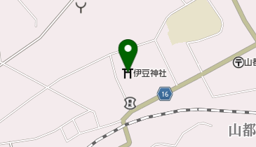 伊豆神社の地図画像