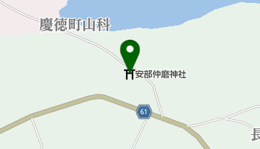 安部仲磨神社の地図画像