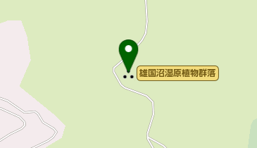 雄国沼湿原植物群落の地図画像