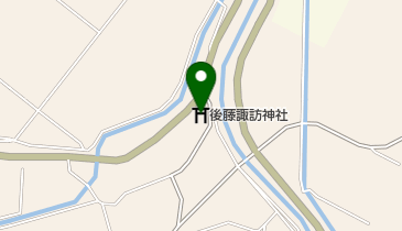 後藤諏訪神社の地図画像