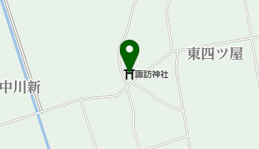 諏訪神社の地図画像