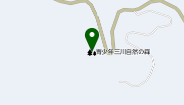 青少年三川自然の森の地図画像