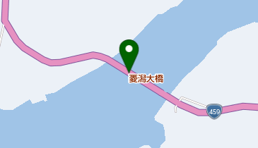 菱潟大橋の地図画像
