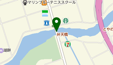 弁天橋の地図画像