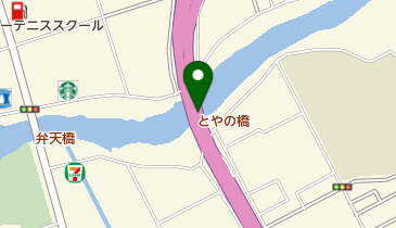とやの橋の地図画像