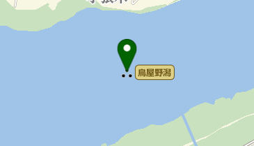 鳥屋野潟の地図画像