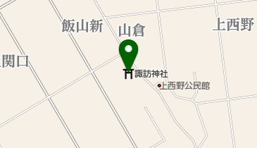 諏訪神社の地図画像