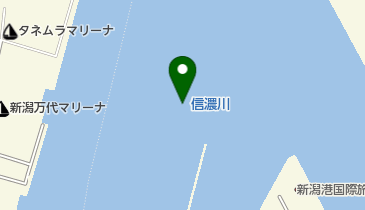 信濃川の地図画像