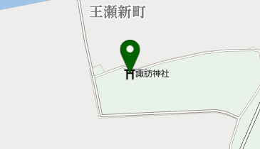 諏訪神社の地図画像