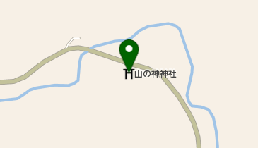 山の神神社の地図画像