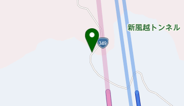 風越峠の地図画像