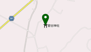 菅谷神社の地図画像