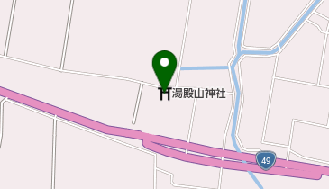湯殿山神社の地図画像
