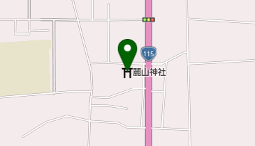 麓山神社の地図画像