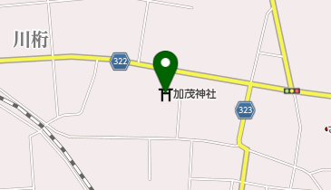 加茂神社の地図画像