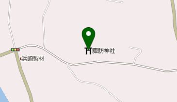 諏訪神社の地図画像