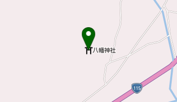 八幡神社の地図画像