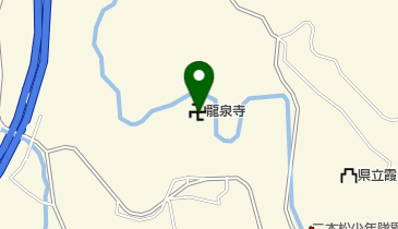 龍泉寺の地図画像